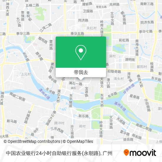 中国农业银行24小时自助银行服务(永朝路)地图