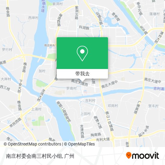 南庄村委会南三村民小组地图