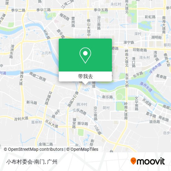 小布村委会-南门地图