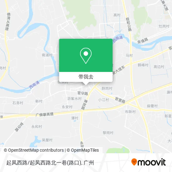起凤西路/起凤西路北一巷(路口)地图