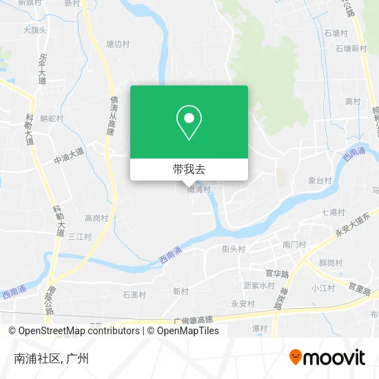 南浦社区地图