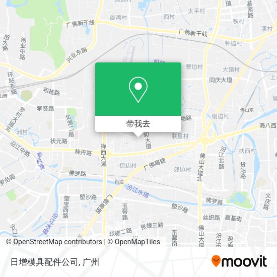 日增模具配件公司地图