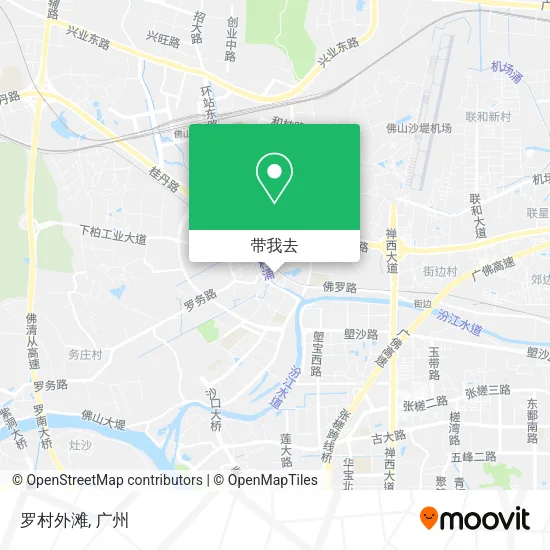 罗村外滩地图