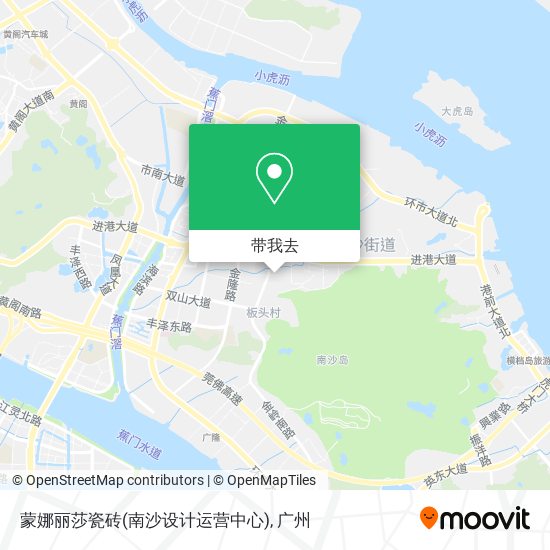 蒙娜丽莎瓷砖(南沙设计运营中心)地图