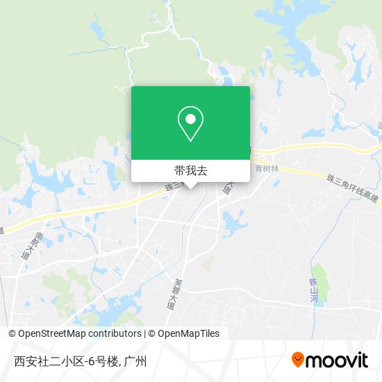 西安社二小区-6号楼地图