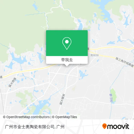 广州市金士奥陶瓷有限公司地图