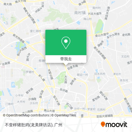 不壹样猪肚鸡(龙美牌坊店)地图