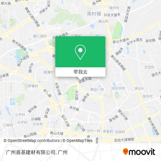 广州盾基建材有限公司地图