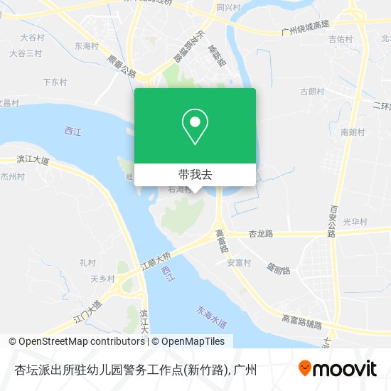 杏坛派出所驻幼儿园警务工作点(新竹路)地图