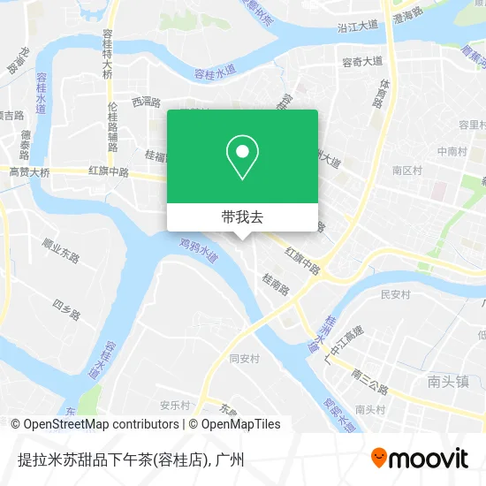 提拉米苏甜品下午茶(容桂店)地图