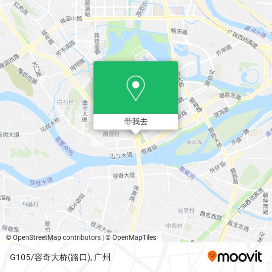 G105/容奇大桥(路口)地图