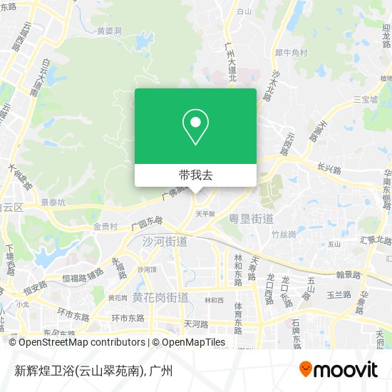 新辉煌卫浴(云山翠苑南)地图