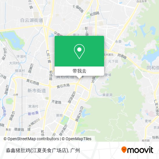 淼鑫猪肚鸡(江夏美食广场店)地图