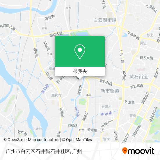 广州市白云区石井街石井社区地图
