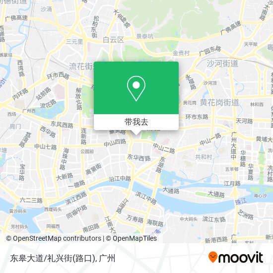 东皋大道/礼兴街(路口)地图