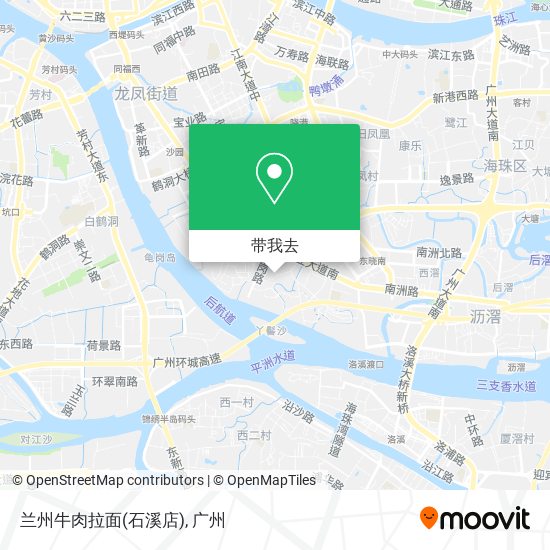 兰州牛肉拉面(石溪店)地图