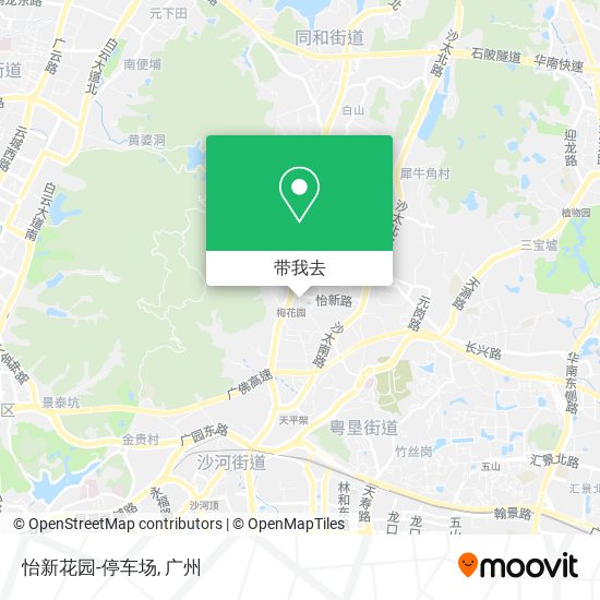 怡新花园-停车场地图