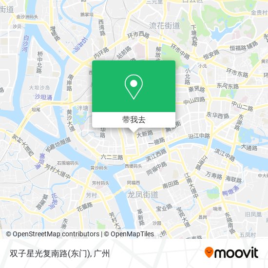 双子星光复南路(东门)地图