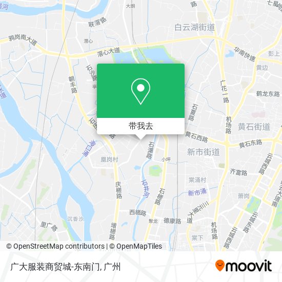 广大服装商贸城-东南门地图