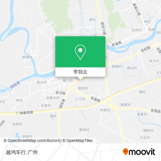 越鸿车行地图