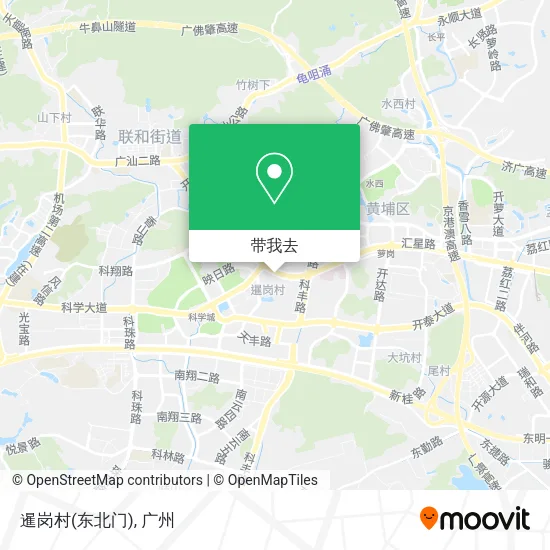 暹岗村(东北门)地图