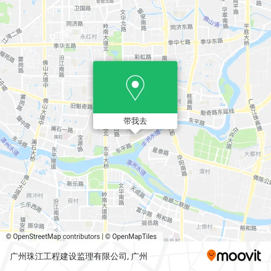 广州珠江工程建设监理有限公司地图