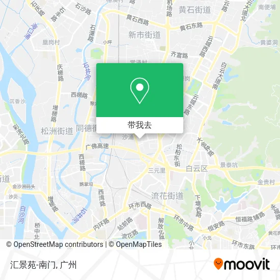 汇景苑-南门地图