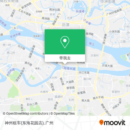 神州租车(东海花园店)地图