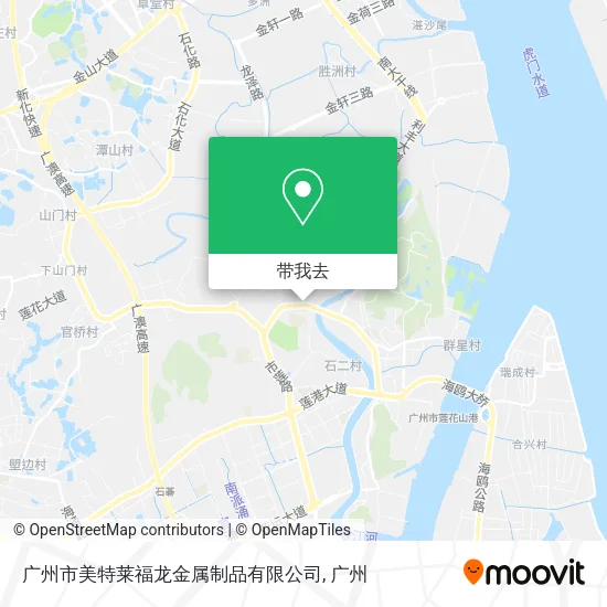 广州市美特莱福龙金属制品有限公司地图