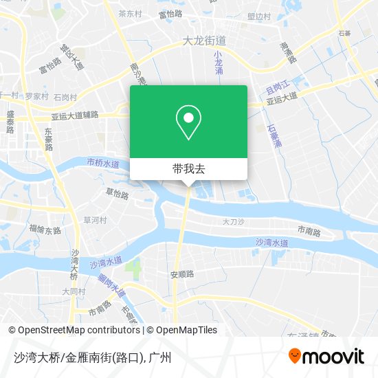 沙湾大桥/金雁南街(路口)地图