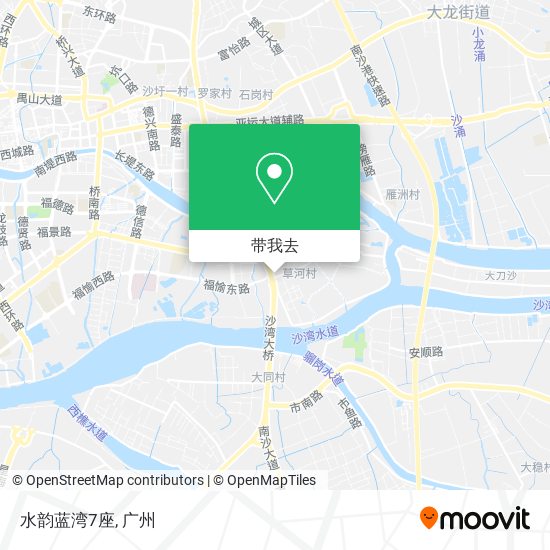 水韵蓝湾7座地图