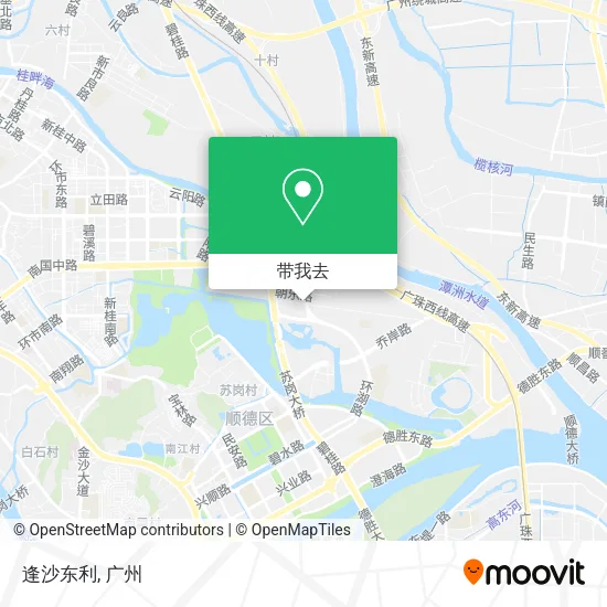 逢沙东利地图