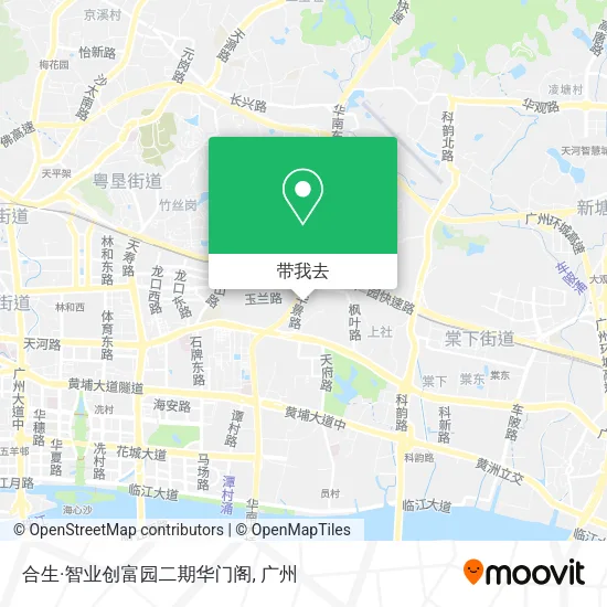 合生·智业创富园二期华门阁地图