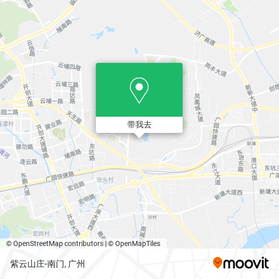 紫云山庄-南门地图