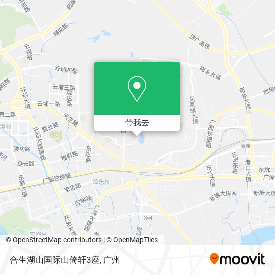 合生湖山国际山倚轩3座地图