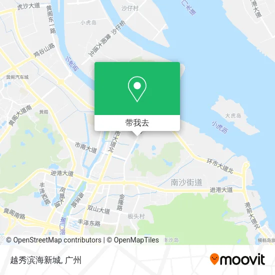 越秀滨海新城地图