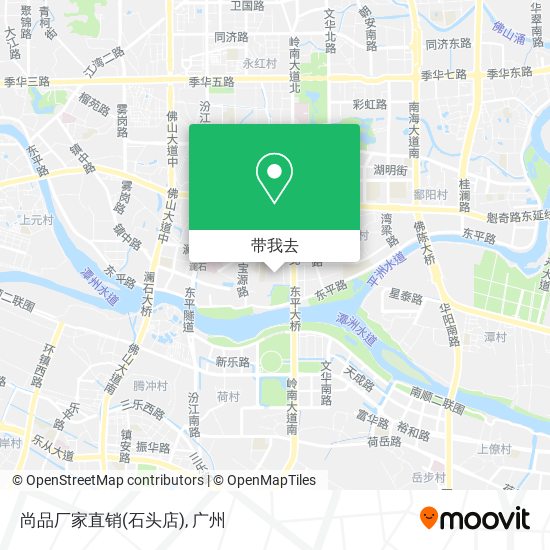 尚品厂家直销(石头店)地图