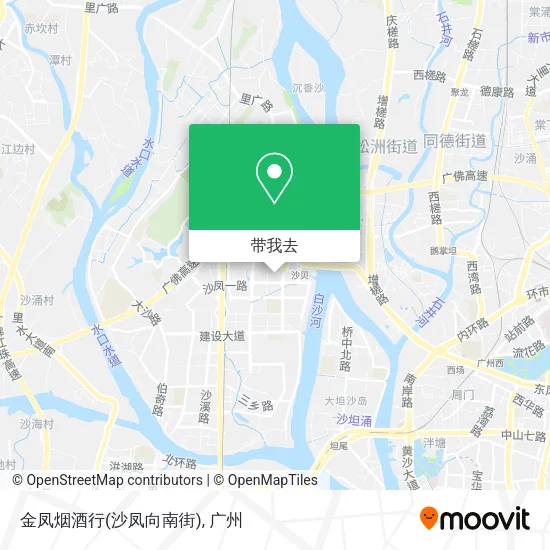 金凤烟酒行(沙凤向南街)地图