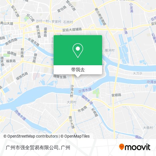 广州市强全贸易有限公司地图