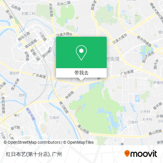 红日布艺(第十分店)地图