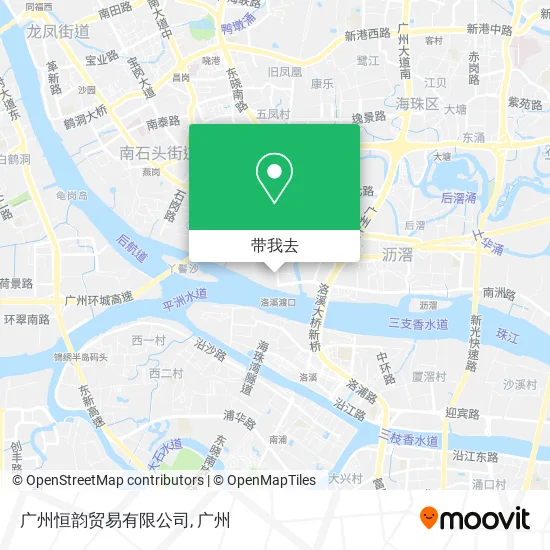 广州恒韵贸易有限公司地图