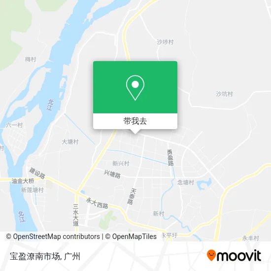 宝盈潦南市场地图