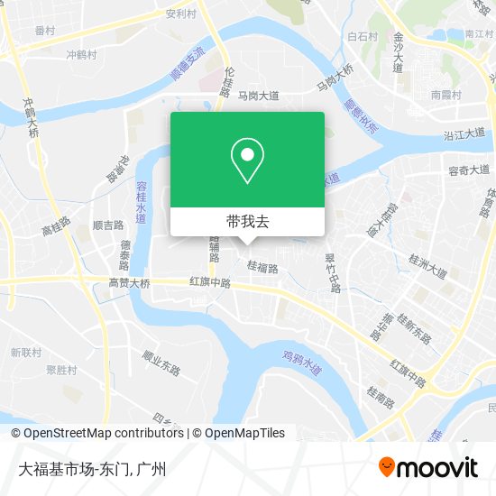 大福基市场-东门地图