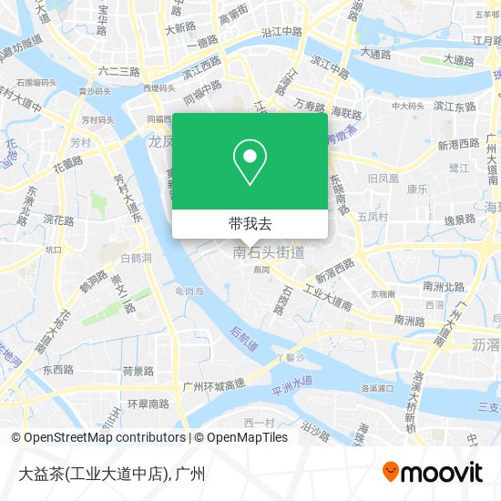 大益茶(工业大道中店)地图