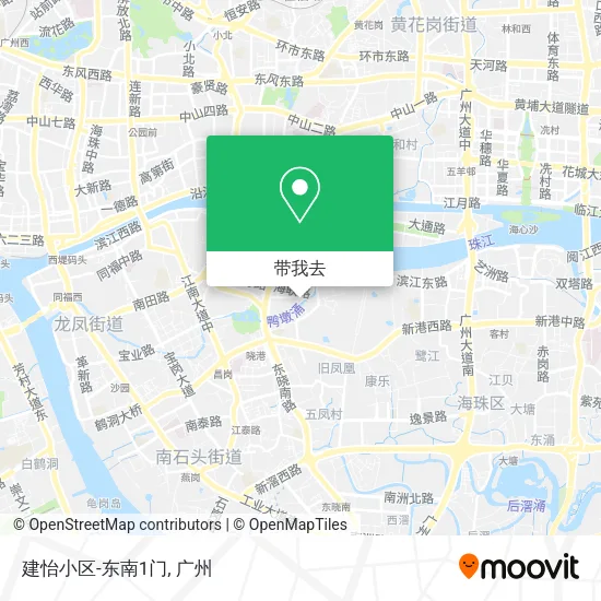 建怡小区-东南1门地图