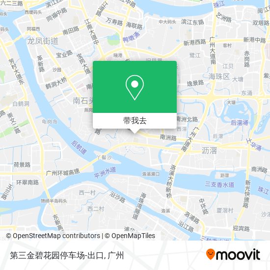 第三金碧花园停车场-出口地图