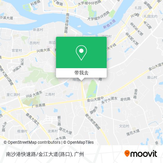 南沙港快速路/金江大道(路口)地图