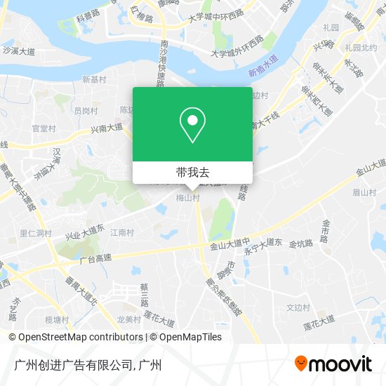 广州创进广告有限公司地图