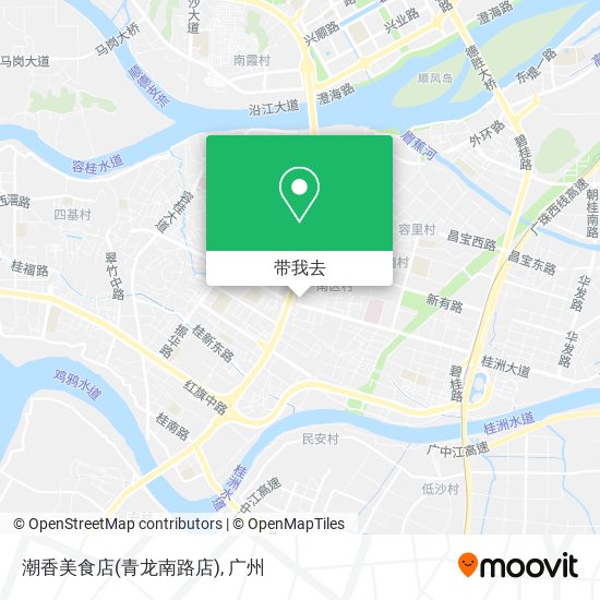 潮香美食店(青龙南路店)地图