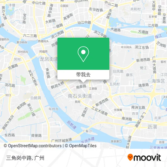 三角岗中路地图